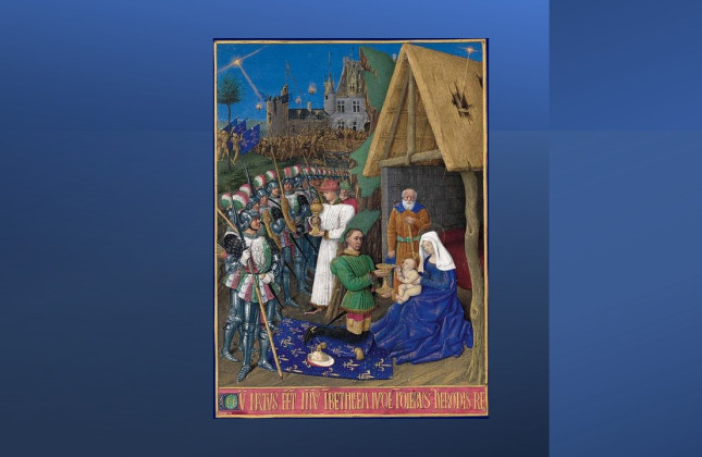 Schilderij van Jean Fouquet (15e eeuw). (via R.-G. Ojeda, RMN ; expositions.bnf.fr, wikimedia)