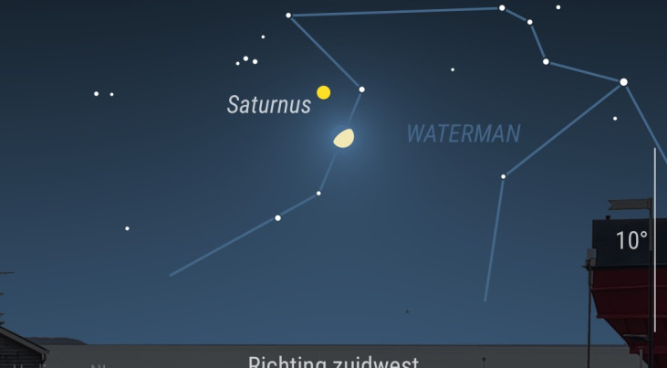 11 november: Saturnus bij maan