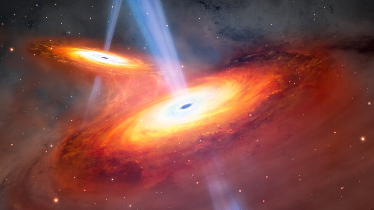 Astronomers discover the merger of quasars in the “cosmic dawn”